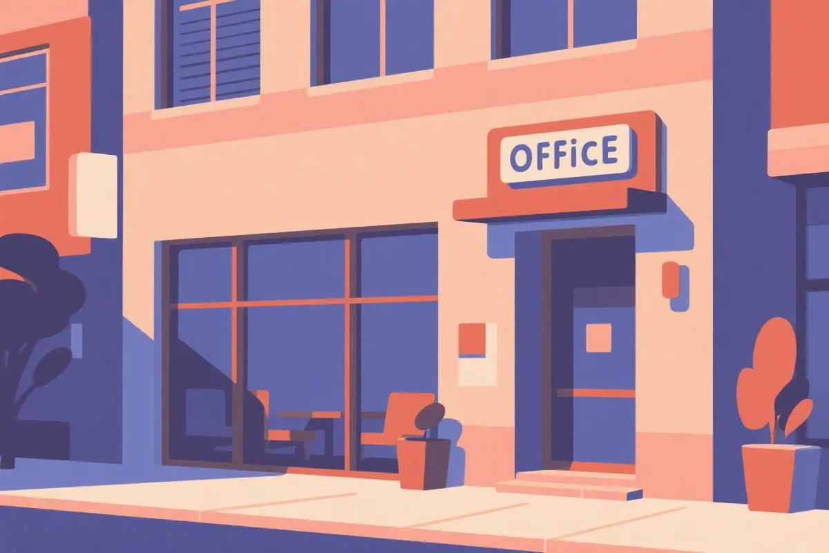 办公地点示意图